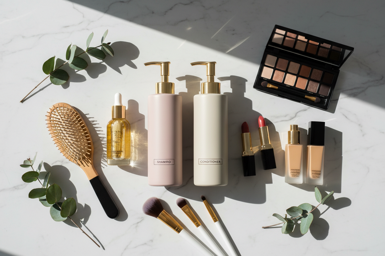 hair care and make up